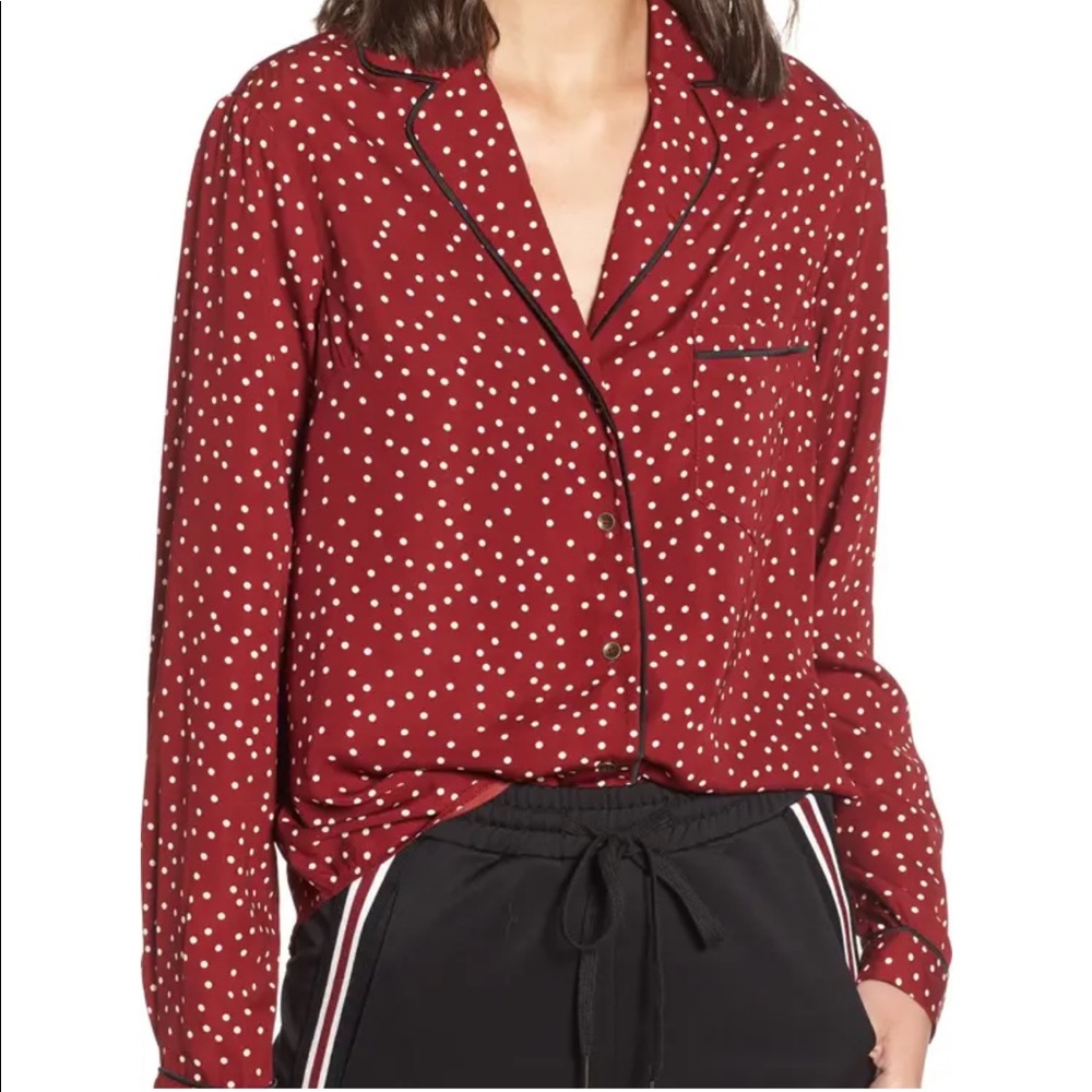Heartloom Benny Polka Dot Shirt